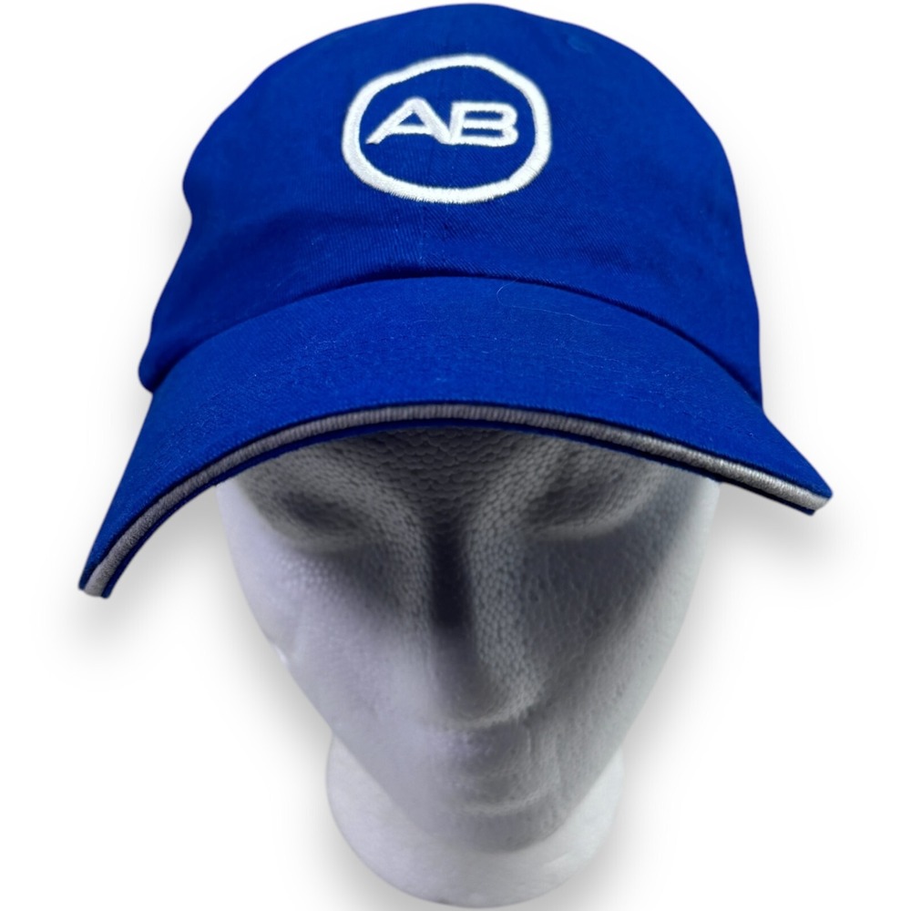 Otto AB Blue Cap Hat Adjustable Strapback Mens Embroidered AB10 One Size